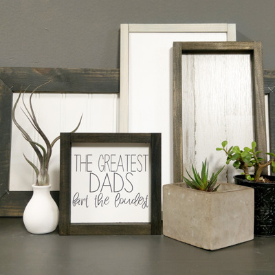 The Greatest Dads Fart The Loudest - Mini Sign