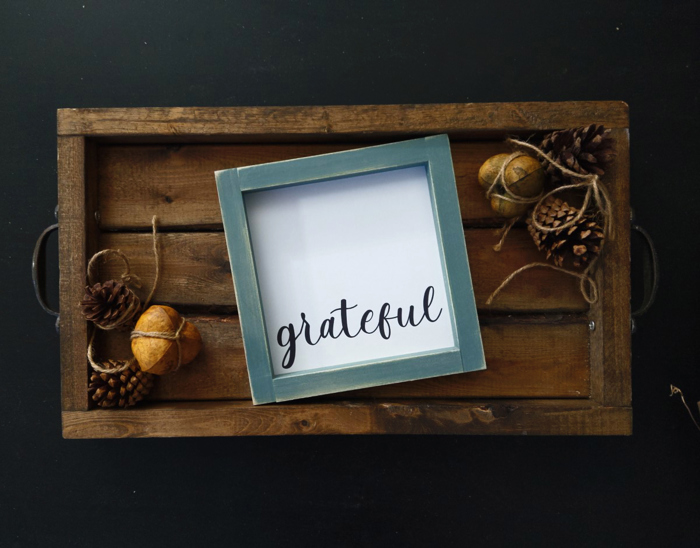 Grateful - Mini Sign