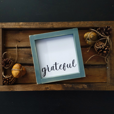 Grateful - Mini Sign