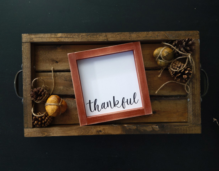 Thankful - Mini Sign