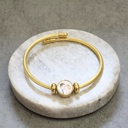 Gold-Plated  Reversible Personalized Photo Bracelets by Pink Box Collections 