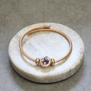 Rose Gold  Reversible Personalized Photo Bracelets by Pink Box Collections 