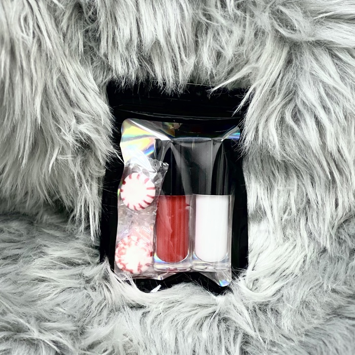 Candy Cane Lip Gloss Set | Hyaluronic Acid Infused Peppermint Gloss Set | Perfect For Holiday Gifts and Stocking Stuffers by Ketiara