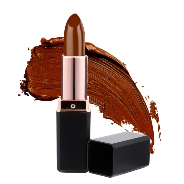 Chocolate Kiss Lipstick Medium to Full Coverage Easy Smooth Gliding Formula Infused with Vitamin E and Hydrating oils for Maximum Hydration