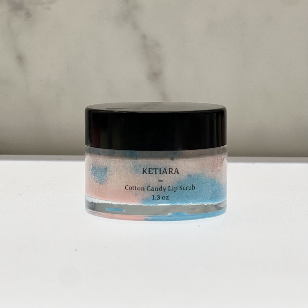 Exfoliating Lip Scrub 1.3 oz Glass Jar by Ketiara