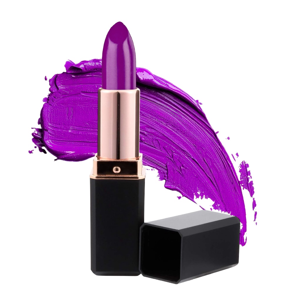 Candy Grape Lipstick Medium to Full Coverage Easy Smooth Gliding Formula Infused with Vitamin E and Hydrating oils for Maximum Hydration