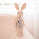  Personalized Crochet Doll, Embroidered Easter Bunny, Monogrammed Baby Gift for Girls & Boys