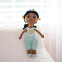  Personalized Princess Dolls, Valentine's Gift for Girls, Embroidered Crochet Doll, Custom Name Baby Dolls, Baby Gift for Girls