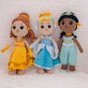  Personalized Princess Dolls, Valentine's Gift for Girls, Embroidered Crochet Doll, Custom Name Baby Dolls, Baby Gift for Girls