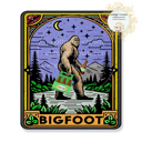Bigfoot - Beer Stocking Stuffer Vinyl Decal Fun Custom Decal Waterproof Stickers