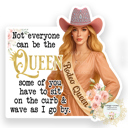 Rodeo Queen Stocking Stuffer Vinyl Decal Fun Custom Decal Waterproof Stickers