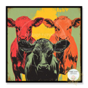 Cow Art Group 2 Stocking Stuffer Vinyl Decal Fun Custom Decal Waterproof Stickers