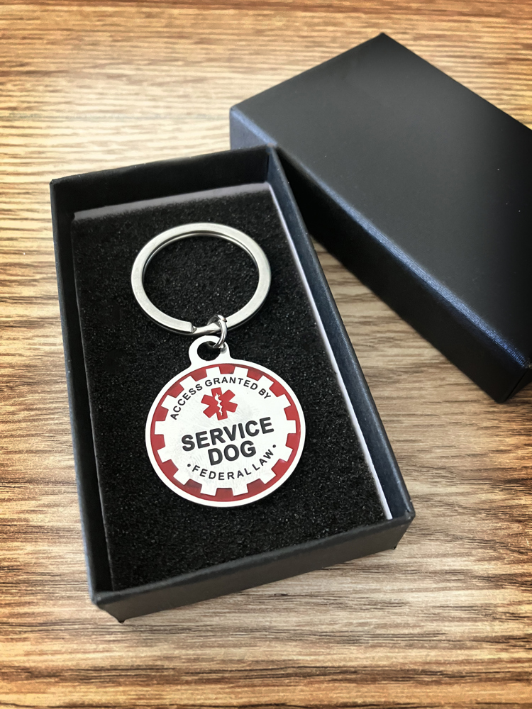 Service Animal Dog Puppy Pet Tag - Boxed