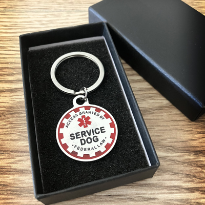 Service Animal Dog Puppy Pet Tag - Boxed