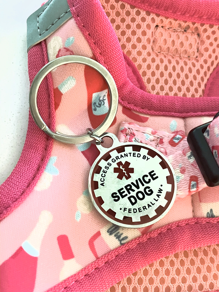 Service Animal Dog Puppy Pet Tag - Boxed