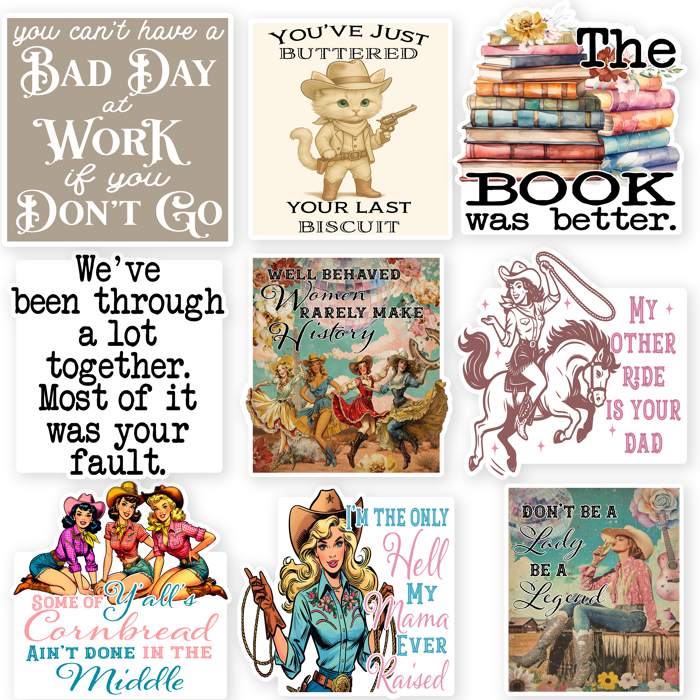 Stocking Stuffer Vinyl Decal Fun Custom Decal Waterproof Stickers