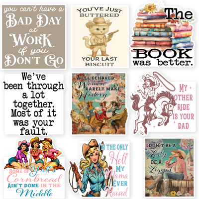 Stocking Stuffer Vinyl Decal Fun Custom Decal Waterproof Stickers