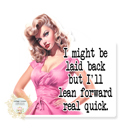 I Might Be Laid Back - Swift Retro Stocking Stuffer Vinyl Decal Fun Custom Decal Waterproof Stickers