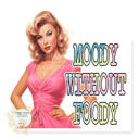 Moody Without Foody Retro Housewife Stocking Stuffer Vinyl Decal Fun Custom Decal Waterproof Stickers