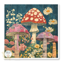 Mushroom Art Print 3 Stocking Stuffer Vinyl Decal Fun Custom Decal Waterproof Stickers