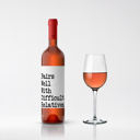  Wine Bottle Label Waterproof Vinyl Decal Sticker - FUN Gift!