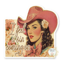 Cowgirl I Feel A Sin Coming On Stocking Stuffer Vinyl Decal Fun Custom Decal Waterproof Stickers