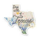Deep In The Heart Of Texas Stocking Stuffer Vinyl Decal Fun Custom Decal Waterproof Stickers