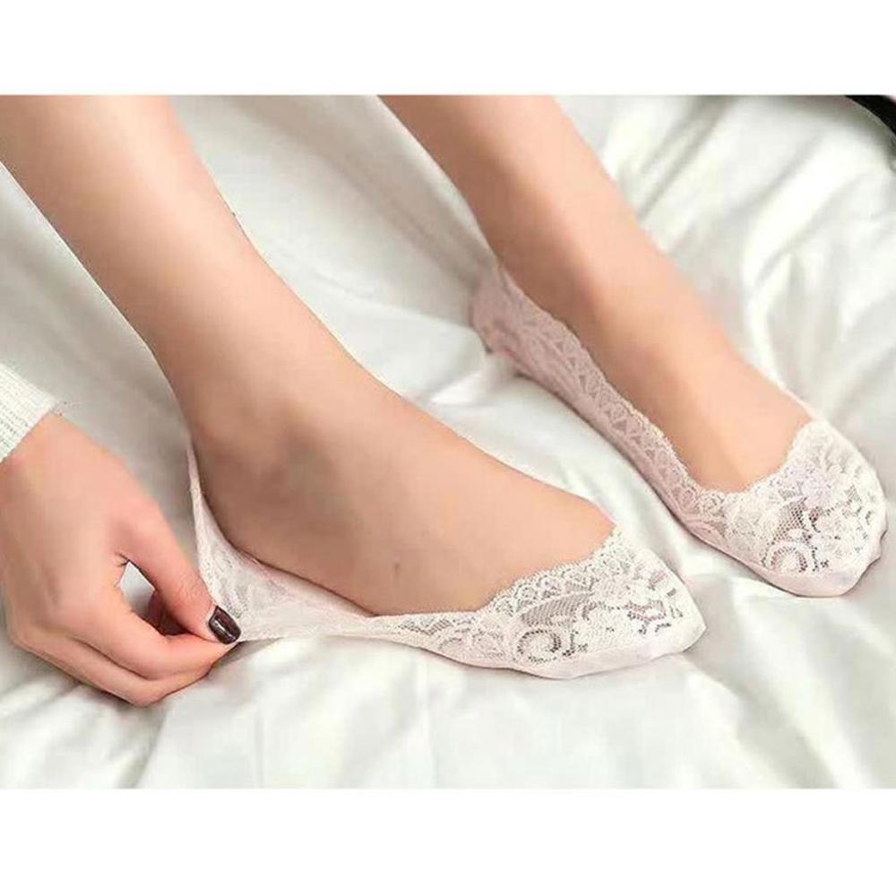 Lacy Lace No Slip Socks Boho Dress Up Or Dress Down - 5 Colors