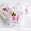  Personalized Valentine's Day Party Stickers with Treat Bags Valentine's Labels  | Set of 24