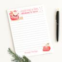  Personalized Christmas Notepad | Fun Bright Holiday List Pad | Custom Christmas Gift | Stocking Stuffer | Teacher Gift | Festive Stationery