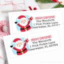  Christmas Address Labels | Personalized Return Address Stickers | Set of 60 | FREE SHIPPING