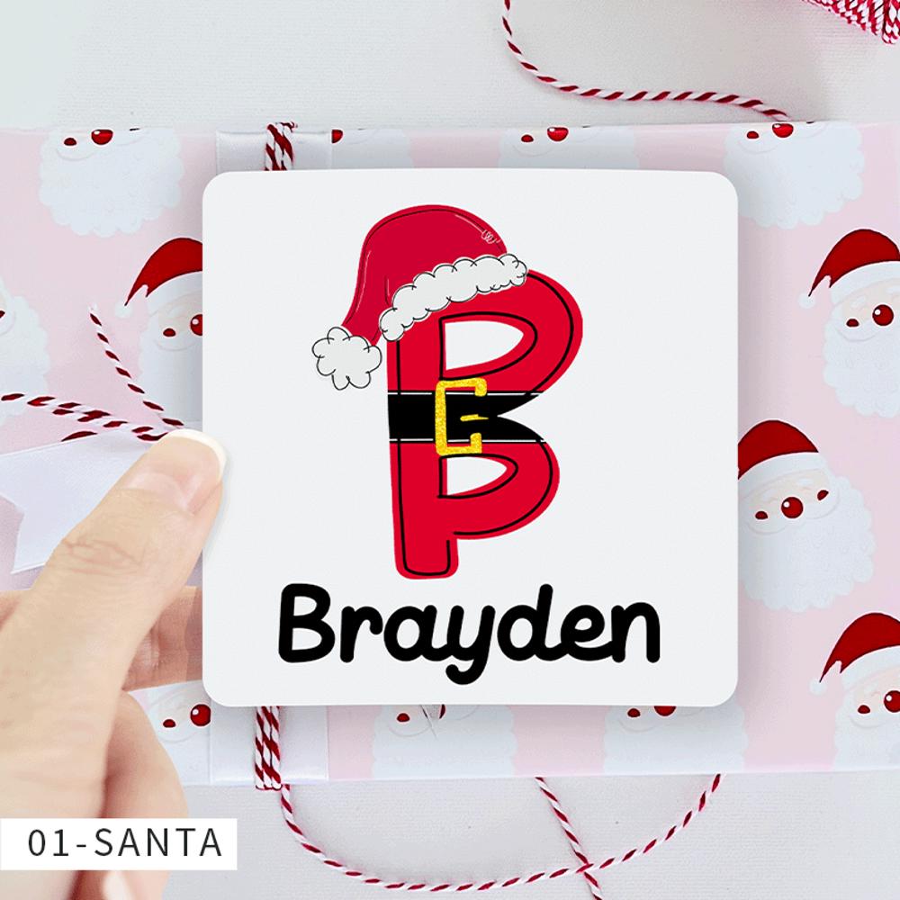 Personalized Christmas Gift Sticker Labels | Set of 24 | FREE SHIPPING