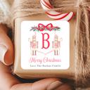  Family Crest Personalized Christmas Gift Stickers | Preppy Christmas Labels