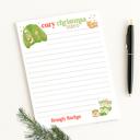  Personalized Christmas Notepad | Fun Bright Holiday List Pad | Custom Christmas Gift | Stocking Stuffer | Teacher Gift | Festive Stationery