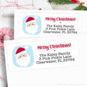  Christmas Address Labels | Personalized Return Address Stickers | Set of 60 | FREE SHIPPING