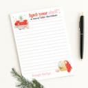  Personalized Christmas Notepad | Fun Bright Holiday List Pad | Custom Christmas Gift | Stocking Stuffer | Teacher Gift | Festive Stationery