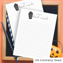  Funny Halloween Notepad