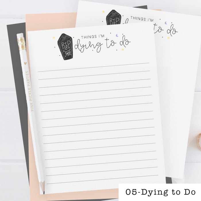Funny Halloween Notepad