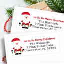  Christmas Address Labels | Personalized Return Address Stickers | Set of 60 | FREE SHIPPING