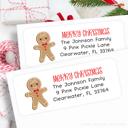  Christmas Address Labels | Personalized Return Address Stickers | Set of 60 | FREE SHIPPING