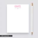  Personalized Heart Notepads