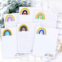  Personalized Teacher Notepad | School Rainbow Notepad | Teacher Gift | FREE SHIPPING