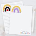  Personalized Teacher Notepad | School Rainbow Notepad | Back to School Teacher Appreciation Gift