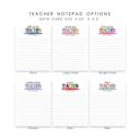  Personalized Teacher Notepad | Flair Pen Notepad | Teacher Gift | FREE SHIPPING