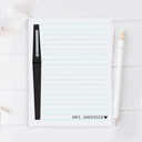  Personalized Teacher Notepad | Flair Pen Notepad | Teacher Gift