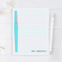  Personalized Teacher Notepad | Flair Pen Notepad | Teacher Gift