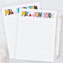 Personalized Teacher Notepad  | Back to School Teacher Appreciation Gift