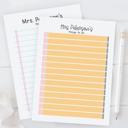  Personalized Teacher Notepad | Pencil & Paper Teacher Notepad | Back to School Teacher Appreciation Gift