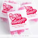  Personalized Valentine's Day Party Stickers with Treat Bags Valentine's Labels  | Set of 24