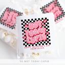  Personalized Valentine's Day Party Stickers with Treat Bags Valentine's Labels  | Set of 24